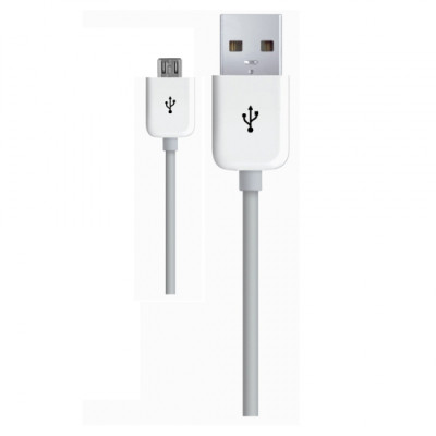 Добави още лукс USB кабели Дата кабел Micro USB универсален бял